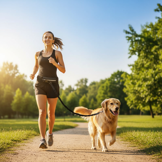 Laisse Mains Libres avec Ceinture de Sport™