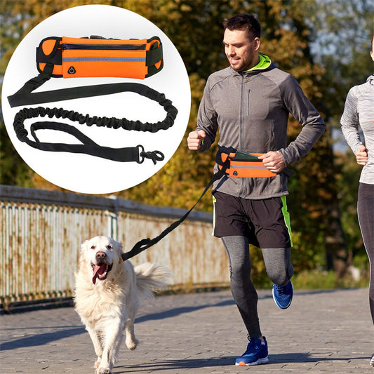 Laisse Mains Libres avec Ceinture de Sport™