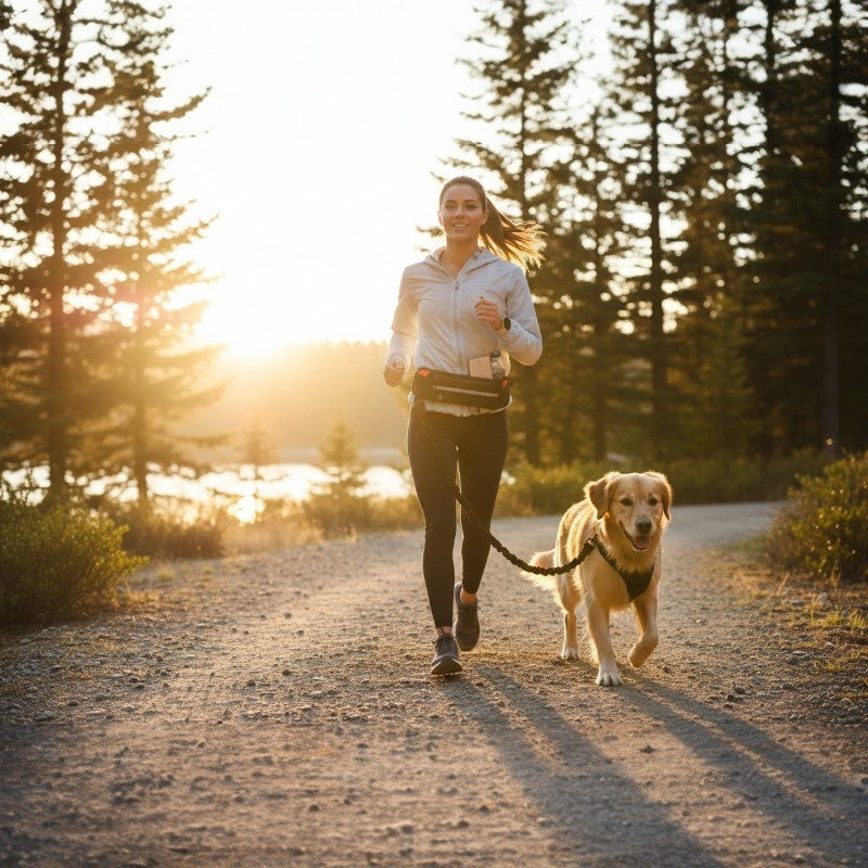 Laisse Mains Libres avec Ceinture de Sport™