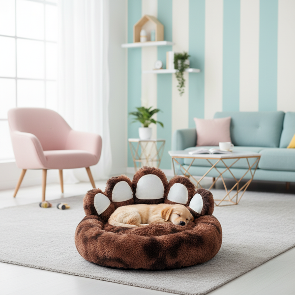 tapis de lit doux pour chien