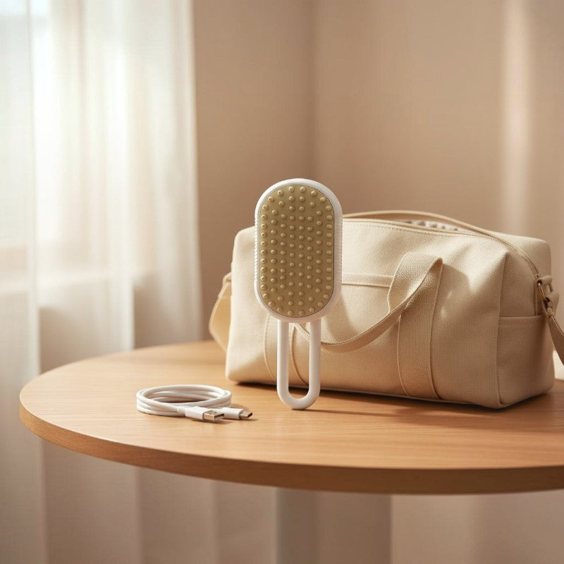 Brosse Vapeur 3-en-1 pour Chat – Brossage, Vapeur & Massage™